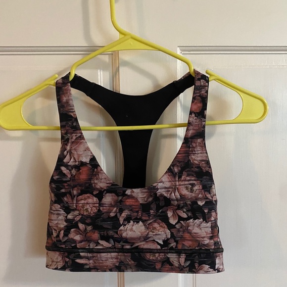Lululemon size 6 floral sports bra - Picture 1 of 2
